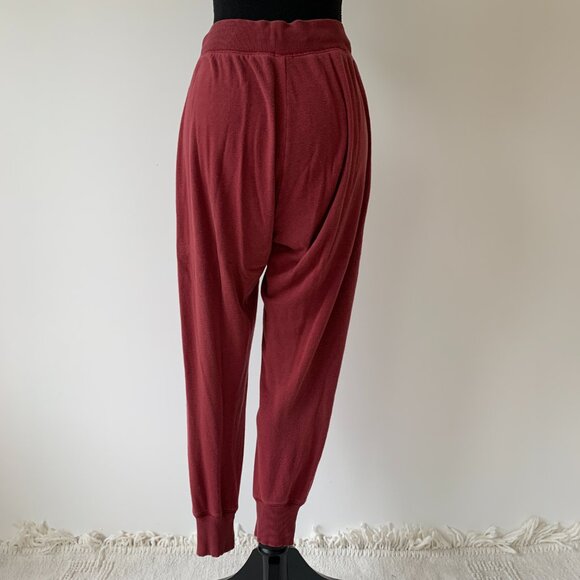 aerie Red Sweatpants with White Drawstrings - Size Medium - Picture 4 of 7